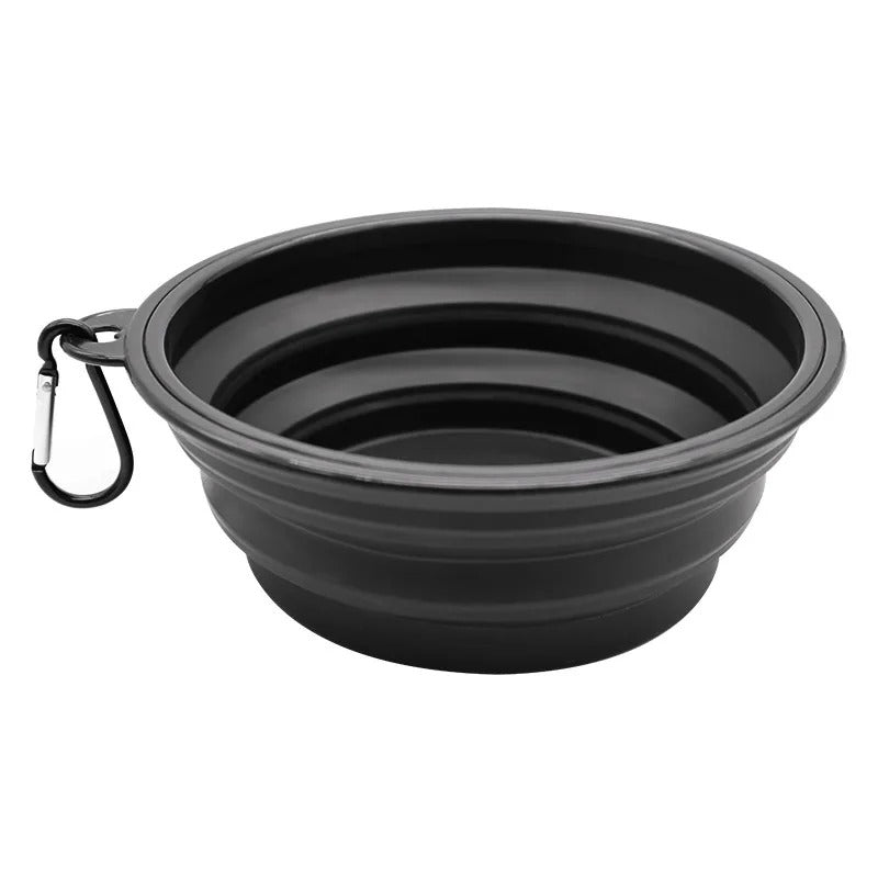 bol pour chien noire pliable