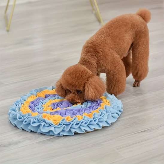 Tapis de fouille chien amusant