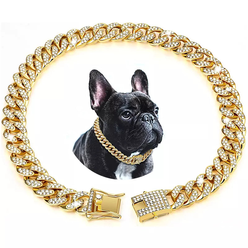 Collier pour chien luxe | Chaingold™