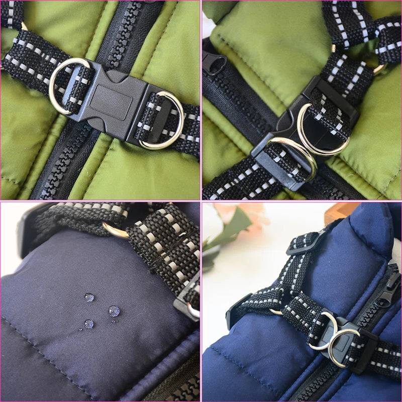 Manteau pour chien avec harnais intégré | HarnessCoat™