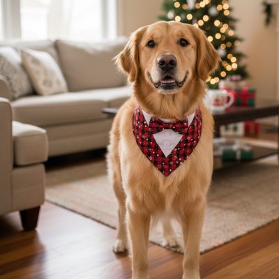 Bandana Chien noel