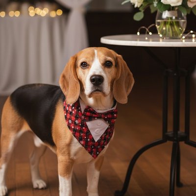 Bandana Chien rouge