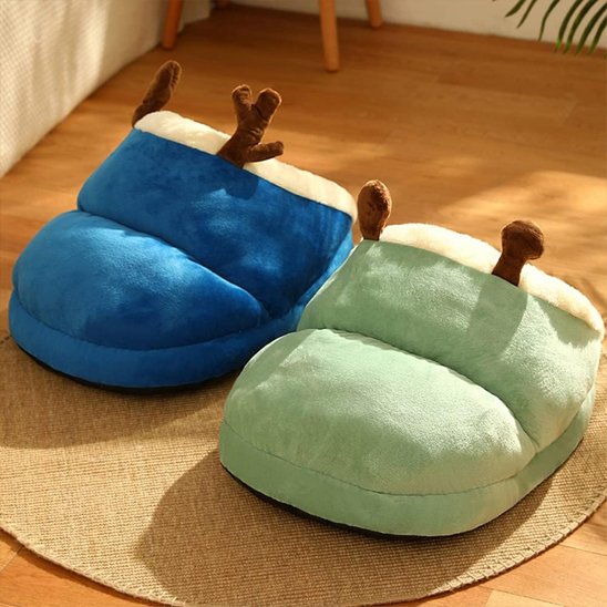 Lit pour chien bleu