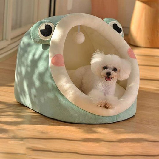 Lit pour chien grenouille