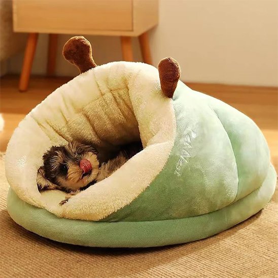 Lit pour chien pantoufle