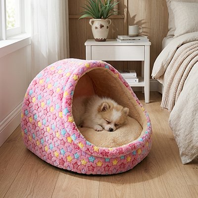 Panier pour Chien rose