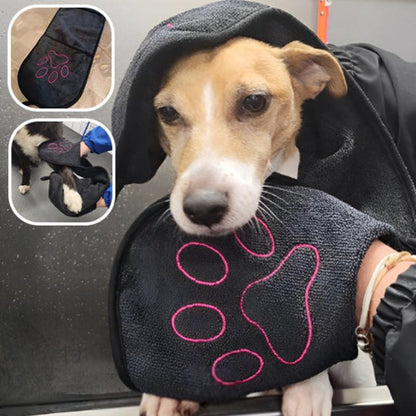 serviette-pour-chien-noir