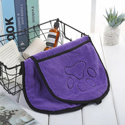 serviette-pour-chien-violet
