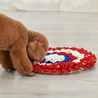 Tapis de fouille chien en couleur