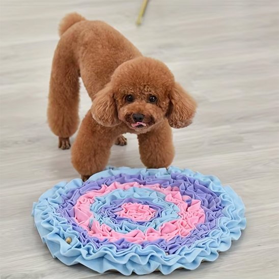 Tapis de fouille chien rond
