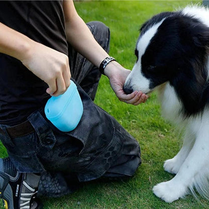 sac d'entrainement pour chien en action